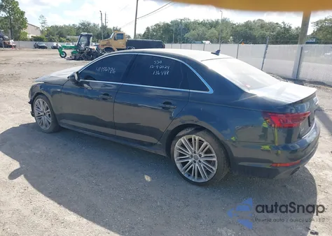 2018 Audi A4 2.0T Tech Ultra Premium/2.0T Ultra Premium z USA, uszkodzony, nr VIN WAULMAF40JA233578